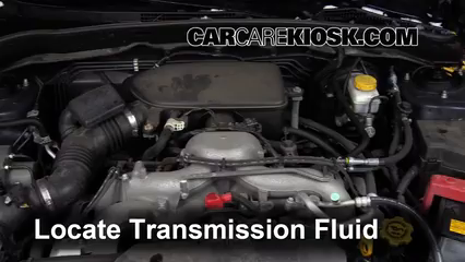 2011 Subaru Impreza 2.5i Premium 2.5L 4 Cyl. Wagon Transmission Fluid Add Fluid